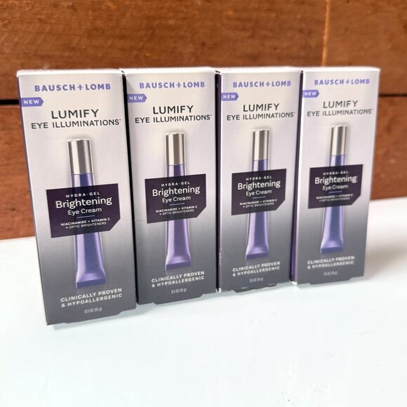Bausch & Lomb Lumify Eye Illuminations Lash & Brow Serum 0.12 fl oz Bundle of 4 - Picture 2 of 6